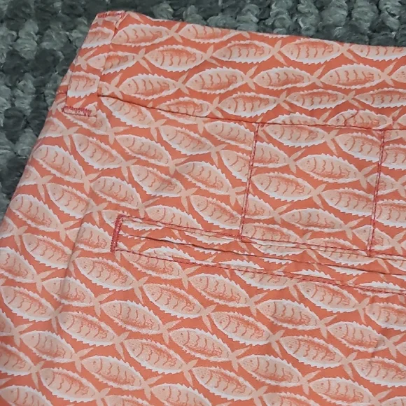 Old Navy Orange Tropical Fish Shorts NWT Sz 8 - Picture 11 of 11